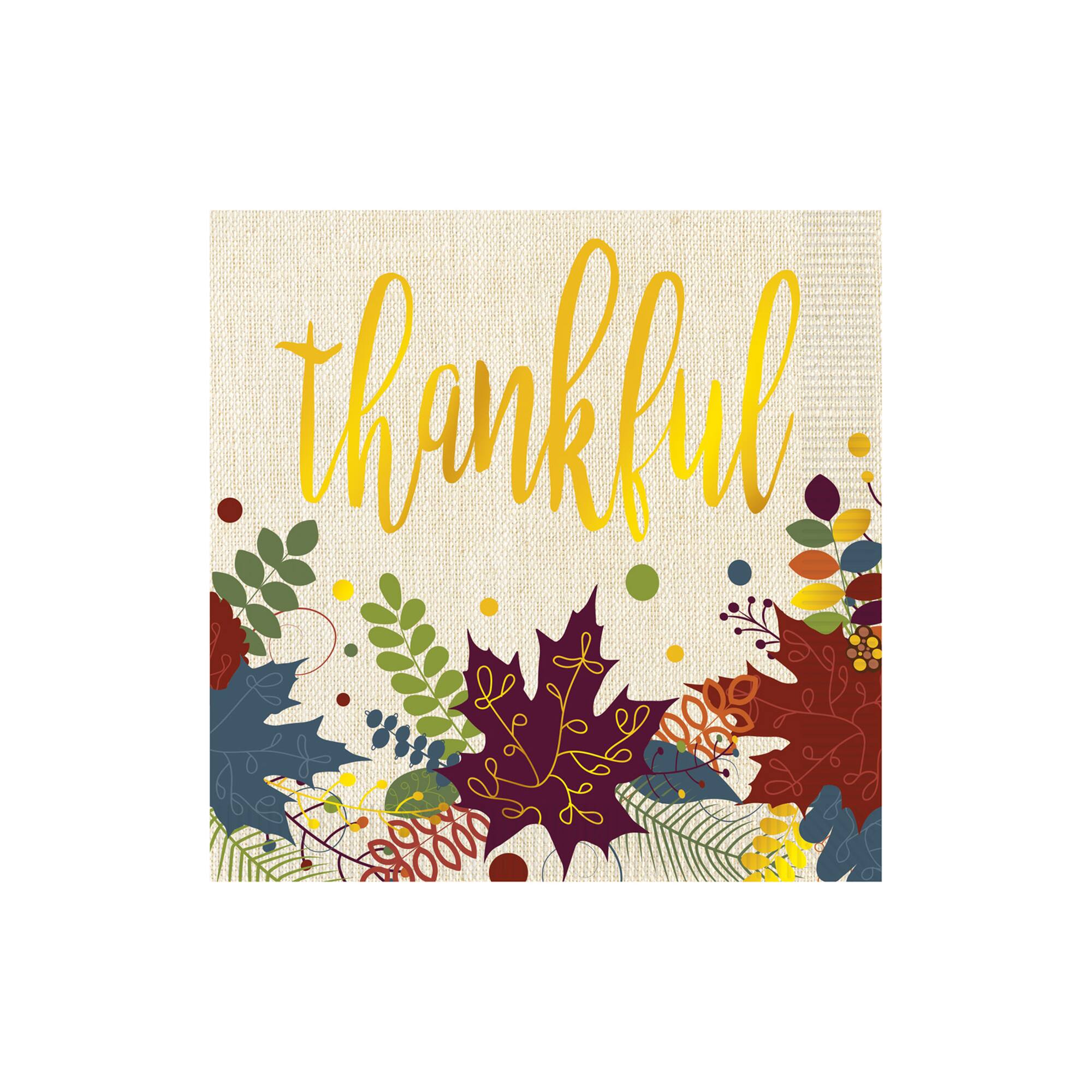 Beistle 5" x 5" Friendsgiving Beverage Napkins, 32ct.